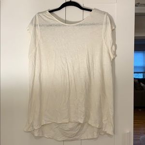 Open back free people t shirt